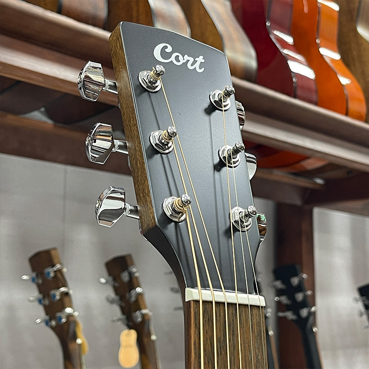 Cort AD810-SSB Standard Series — Акустическая гитара (голова грифа)