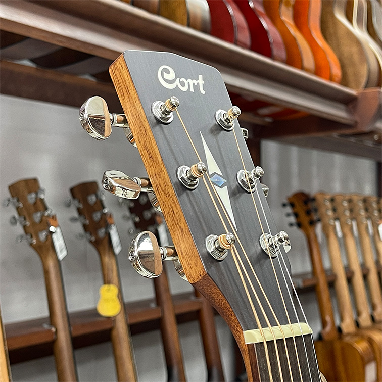 Cort L450CL-NS Luce Series — Электро-акустическая гитара голова грифа