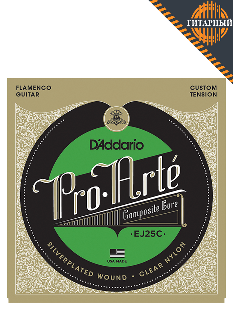 D’Addario EJ25C Pro-Arte Composite прозрачный нейлон — Струны для гитары фламенко