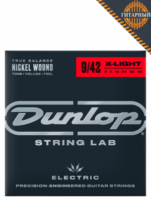DUNLOP DEN0942 EG-NKL 09-42 никелированные — Струны для электрогитары