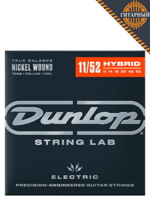 DUNLOP DEN1152 EG-NKL 11-52 никелированные — Струны для электрогитары