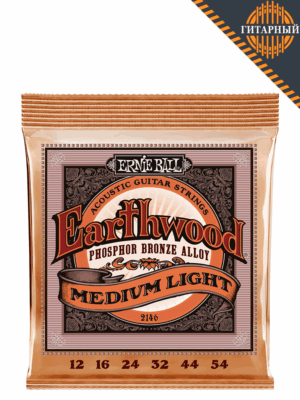 ERNIE BALL 2146 Earthwood Phosphor Bronze 12-54 — Струны для акустической гитары