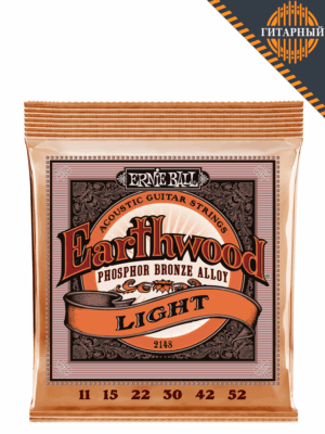 ERNIE BALL 2148 Earthwood Phosphor Bronze Light 11-52 Струны