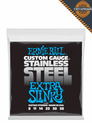 ERNIE BALL 2249 Stainless Steel Extra Slinky 8-38 — Струны для электрогитары