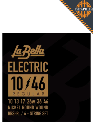 LA BELLA HRS-R Hard Rockin’ Steel Regular 10-46 никелированные — Струны для электрогитары
