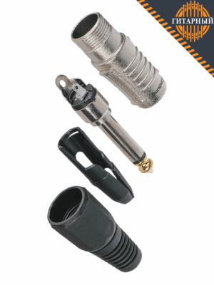 Soundking CC101 Разъем на кабель 1/4” Male (6,35мм), моно (вид в разборе)