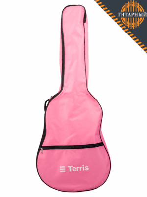 Terris TGB-A-01PNK розовый — Чехол акустической гитары