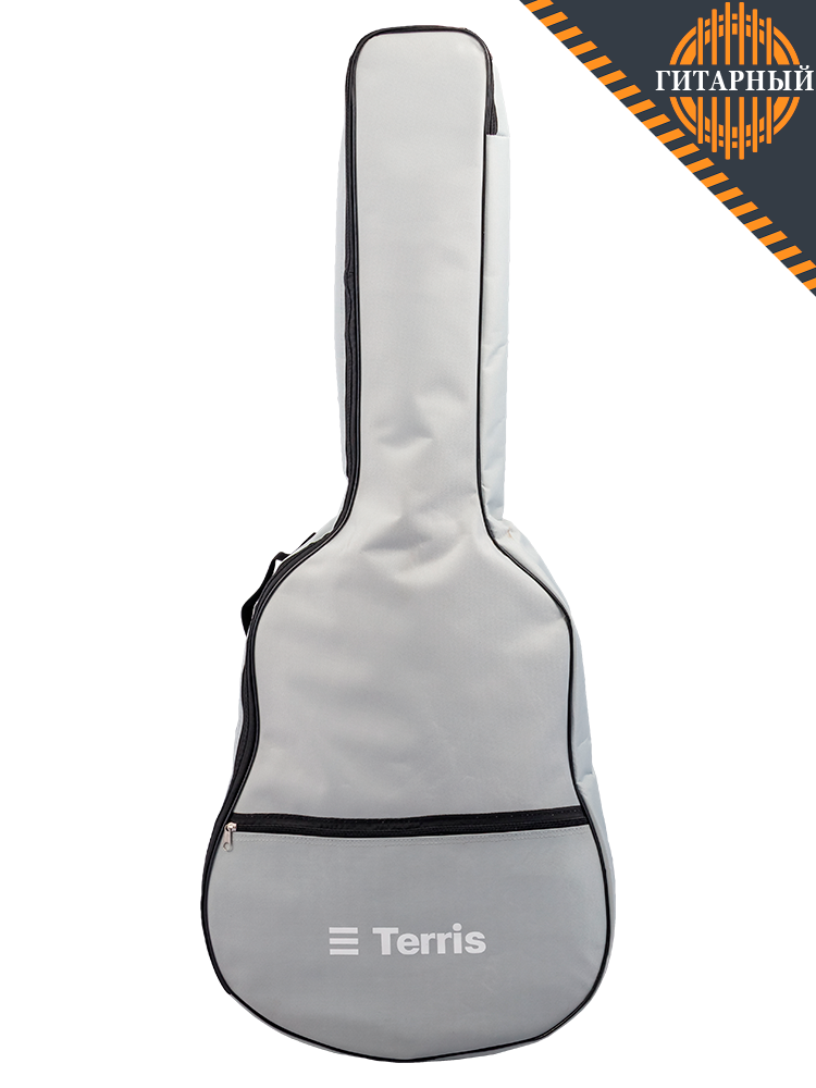 Terris TGB-A-05GRY 5мм серый — Чехол акустической гитары