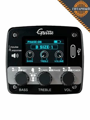 Guitto GGP-04 трансакустика — Звукосниматель акустической гитары