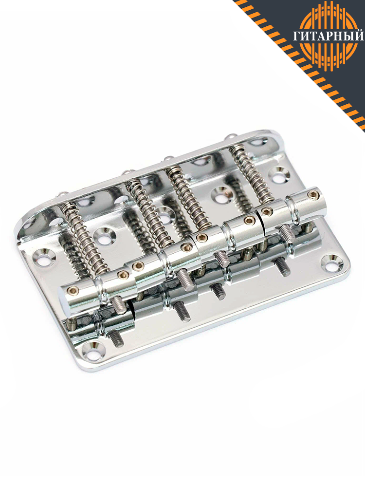 Metallor BB-01-CR хром — Бридж (струнодержатель) бас-гитары