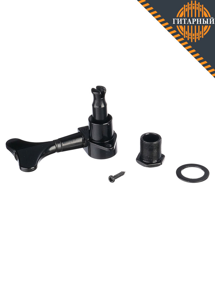 Metallor MHB-02-BK-4L черные 4л — Комплект колков бас-гитары