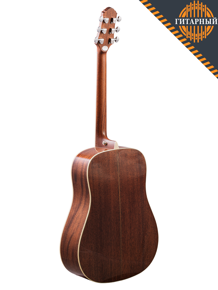 Crafter D-7/NC VVS — Акустическая гитара с чехлом (вид сзади)