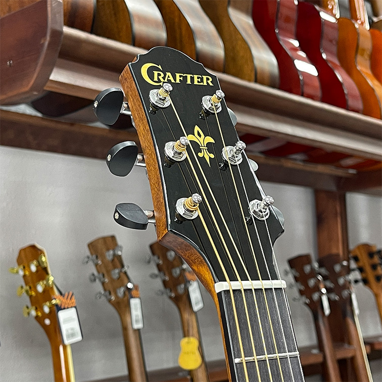 Crafter HD-250/N — Акустическая гитара (голова грифа)