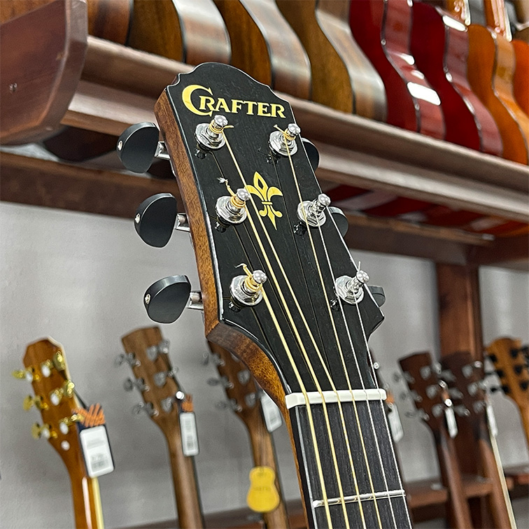 Crafter HD-250/VS — Акустическая гитара (голова грифа)