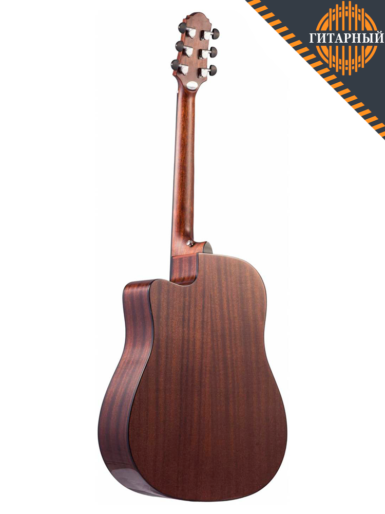 Crafter HD-250CE/N — Электро-акустическая гитара (вид сзади)
