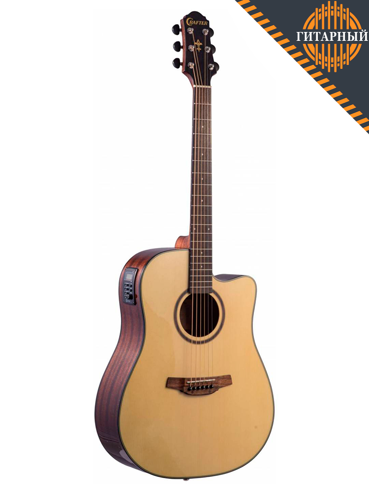 Crafter HD-250CE/N — Электро-акустическая гитара (основной ракурс)