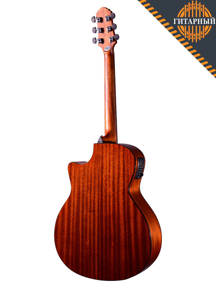 Crafter HG-250CE — Электро-акустическая гитара (вид сзади)