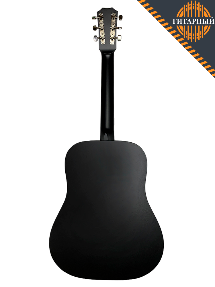 Кунгурская Акустика D-Black — Гитара акустическая (вид сзади)