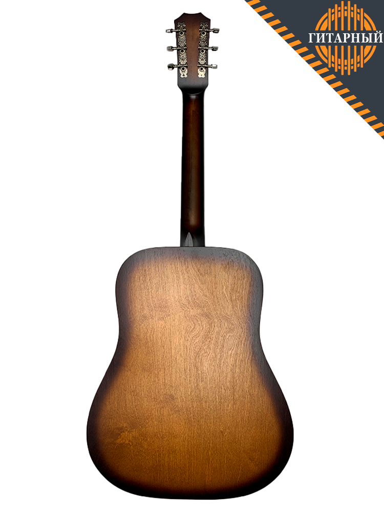 Кунгурская Акустика D-Sunburst — Гитара акустическая (обратная сторона)