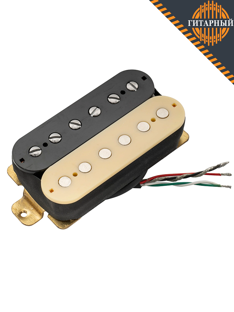 Musiclily M433 хамбакер нековый крем-черный — Звукосниматель (основной ракурс)