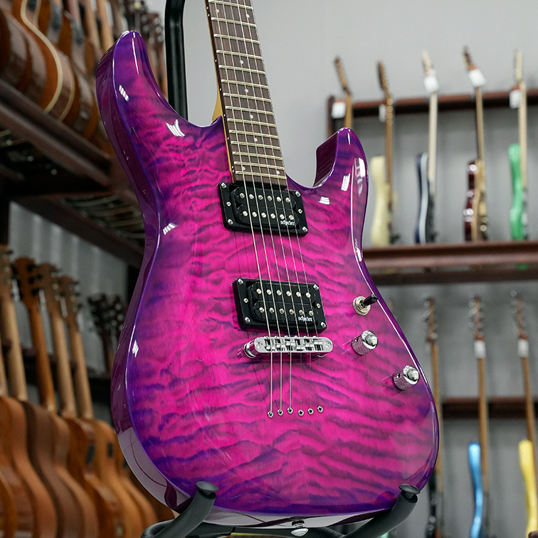 Schecter C-6 PLUS EM — Электрогитара (верхняя дека)