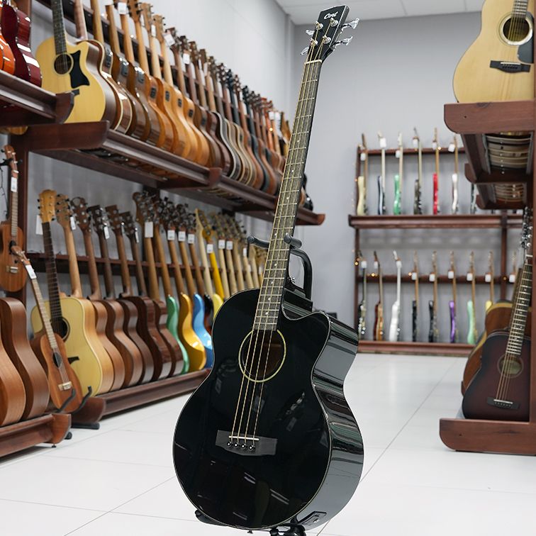 Cort AB850F-BK-BAG — Электро-акустическая бас-гитара +чехол
