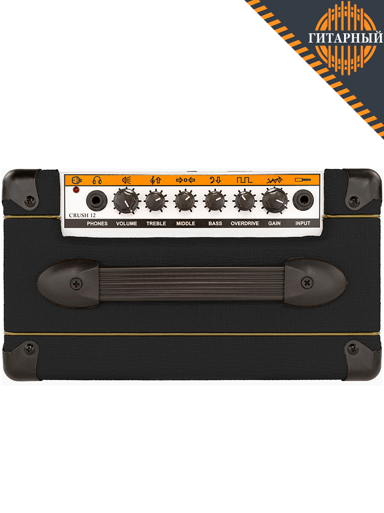 Orange Crush 12 BK — Комбоусилитель для электрогитары панель управления