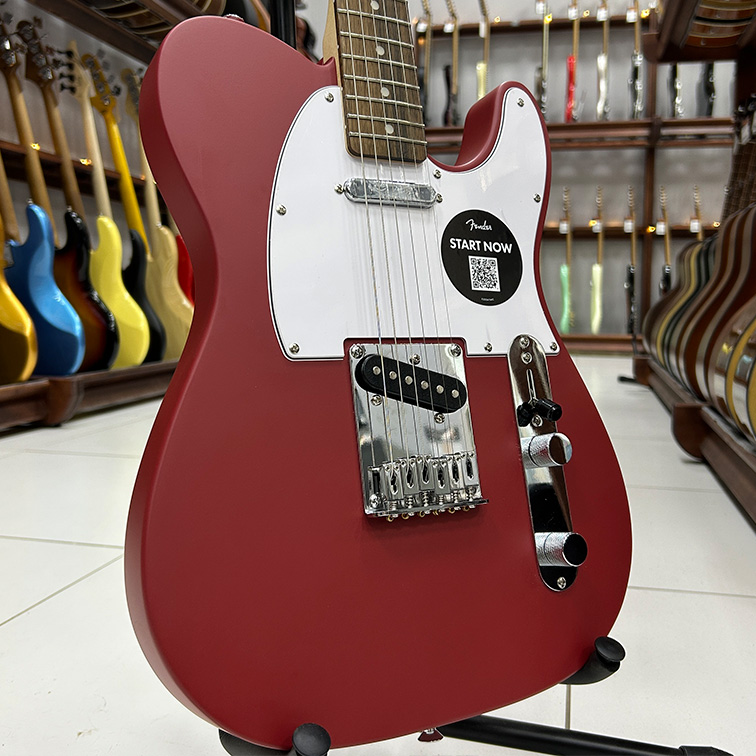 Squier by Fender Debut Telecaster LRL DKR — Электрогитара (верхняя дека)