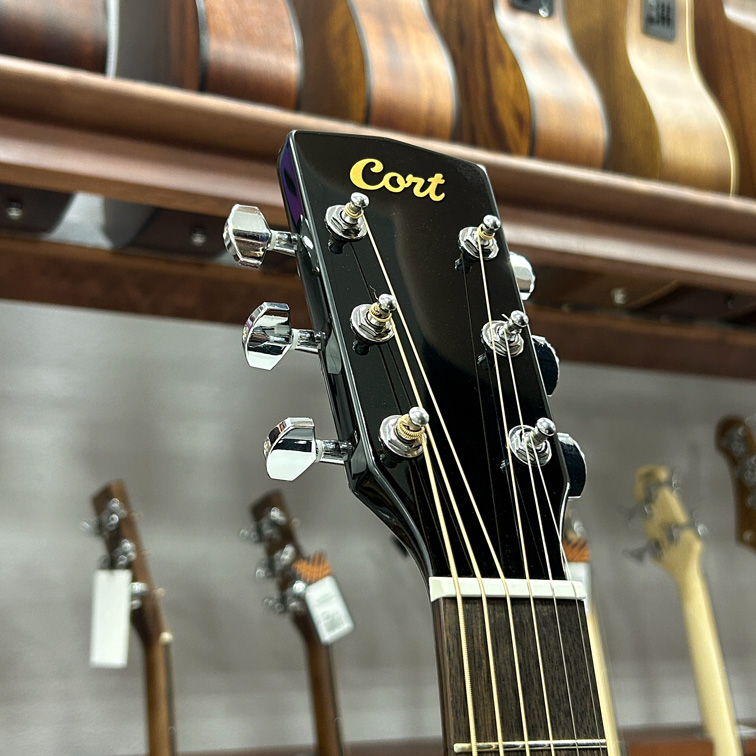 Cort L60-BK — Акустическая гитара (голова грифа)