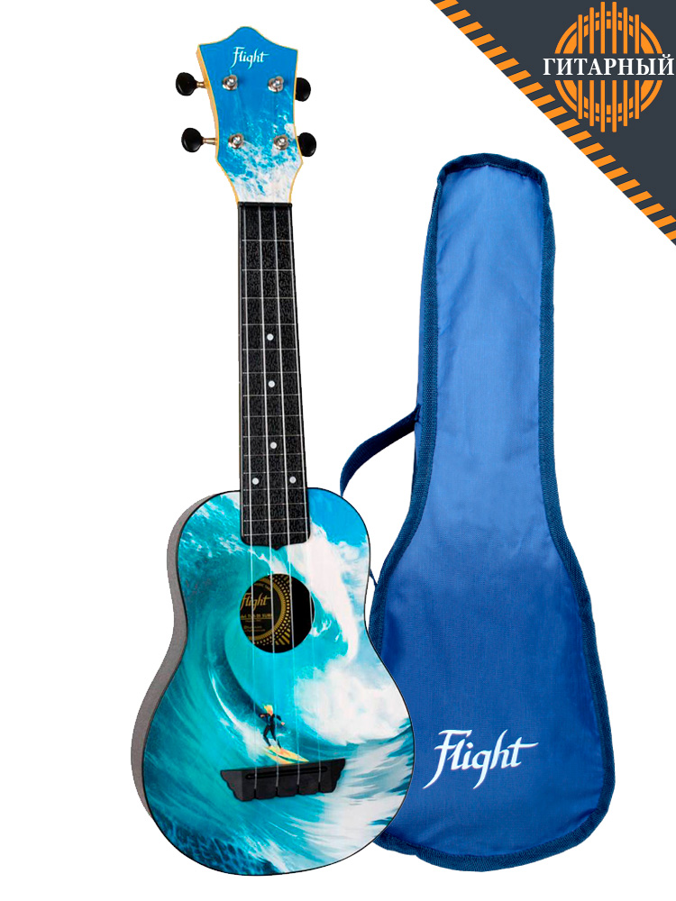 Flight TUS-25 SURF — Укулеле сопрано с чехлом