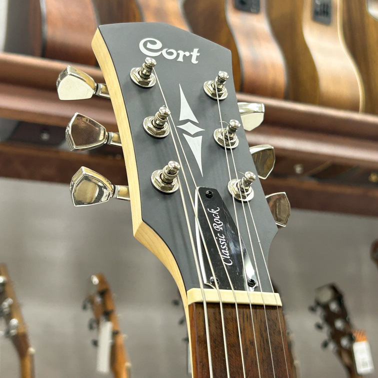 Cort CR100-BK — Электрогитара (голова грифа)