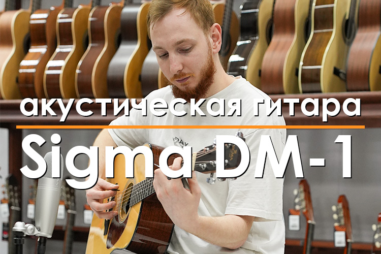 Sigma DM-1 — Акустическая гитара - обзор
