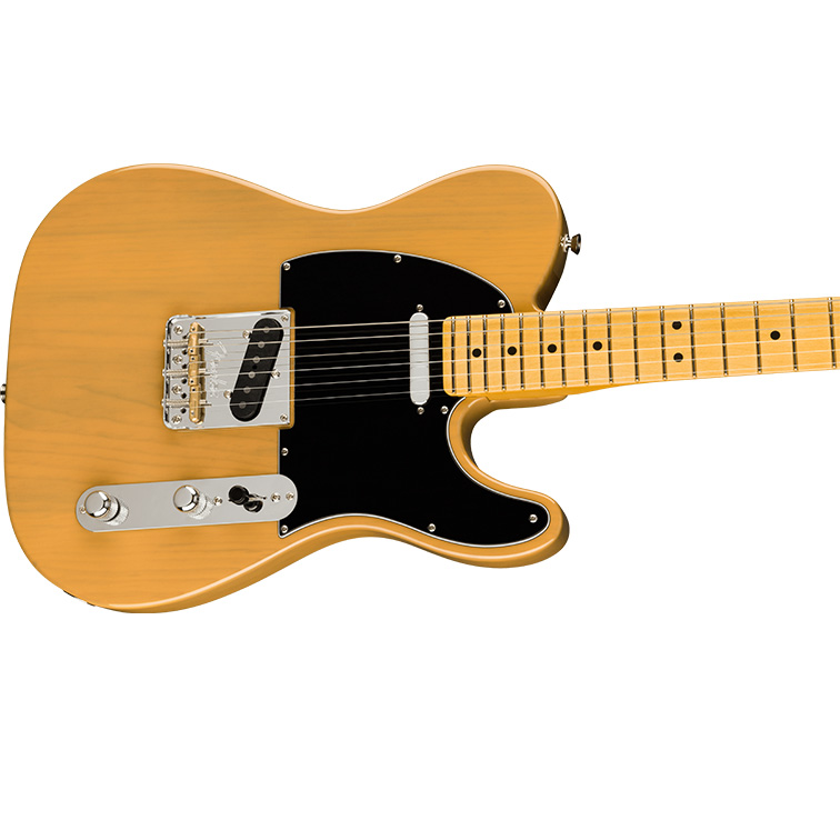 Fender American Professional II Telecaster BTB — Электрогитара (дека сбоку)