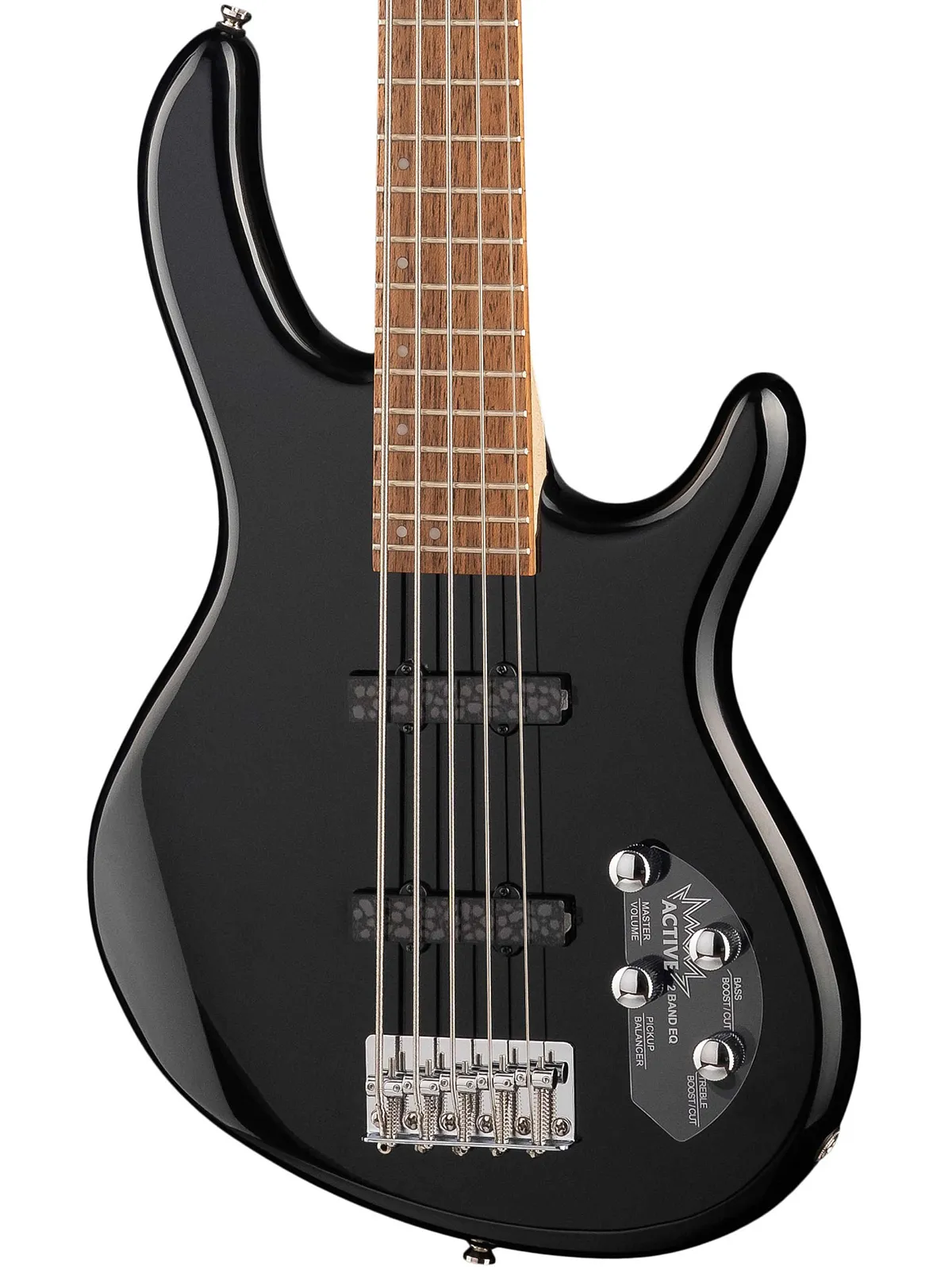 Cort Action-Bass-V-Plus-BK (верхняя дека без фона)